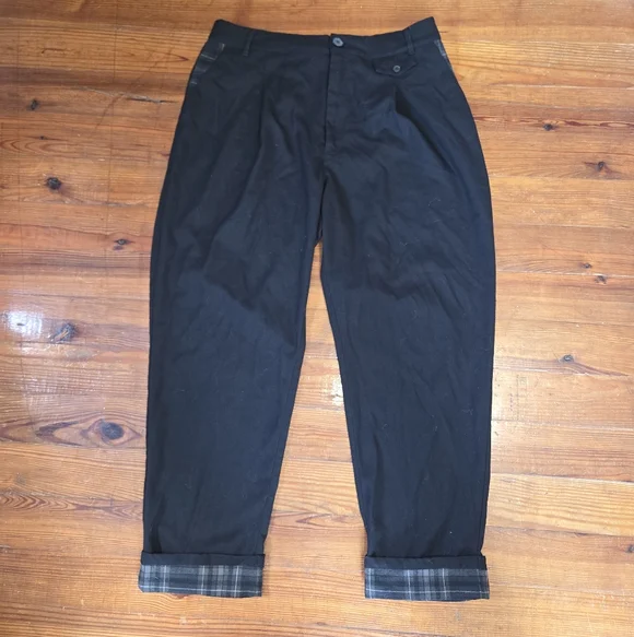 Disturbia Clover Check Contrast Trousers - Picture 6 of 9